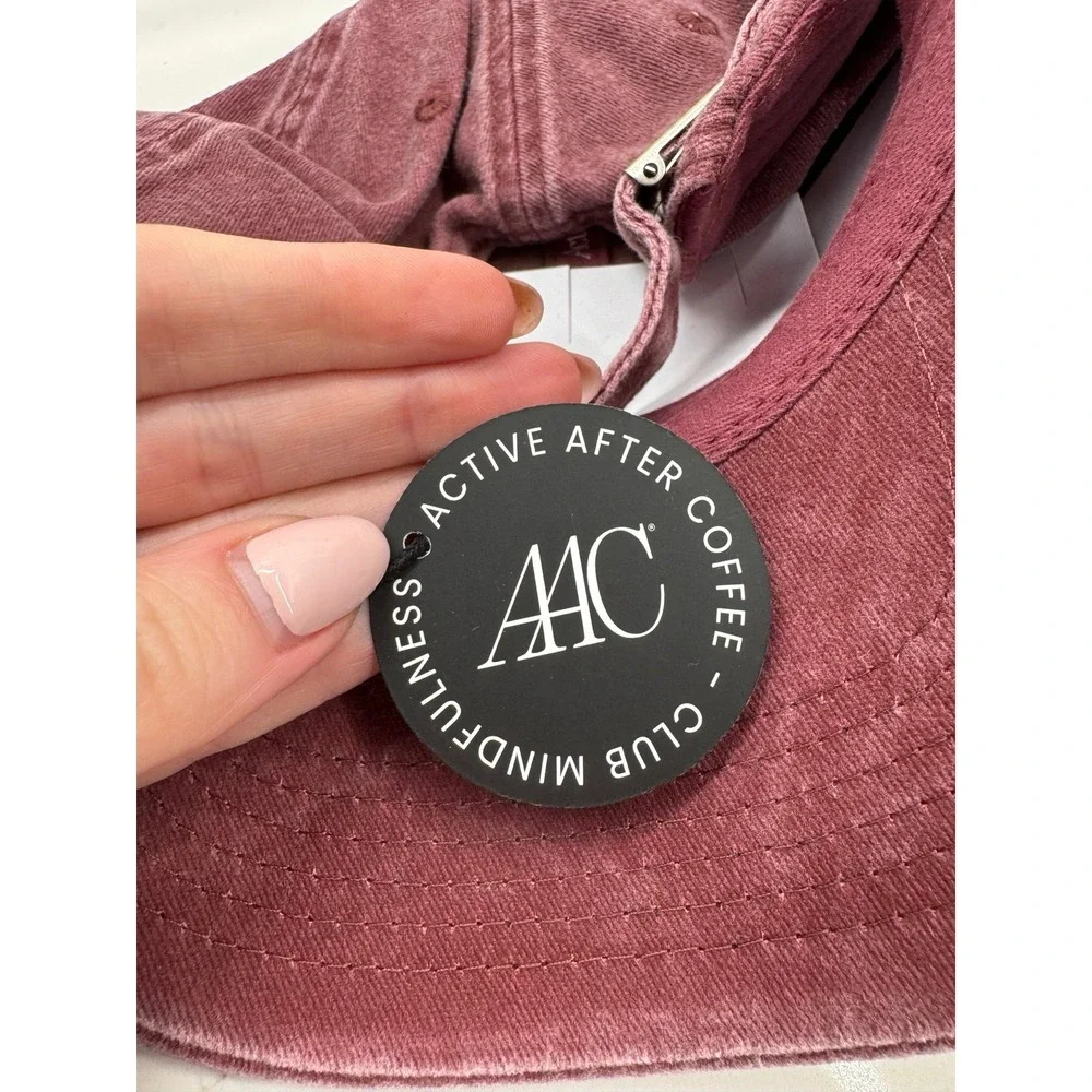 Active After Coffee Club‎ Mindfulness Burgundy Cap NWT